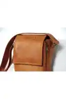 Hakiki Deri Postacı Evrak Çantası