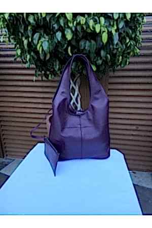 Randy Mor Hakiki Deri Omuz Çantası