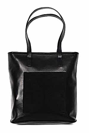 Kristina Gerçek Hakiki Deri Siyah Omuz Çantası