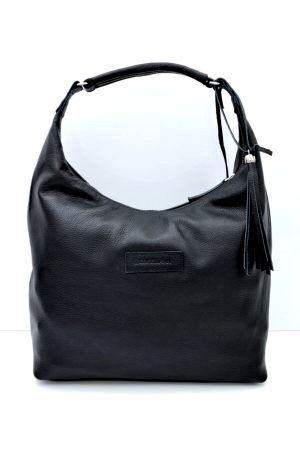 Kadın Siyah Linda Hakiki Deri Çanta