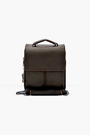 Firmino Kahverengi Hakiki Deri El Omuz Postacı Çantası