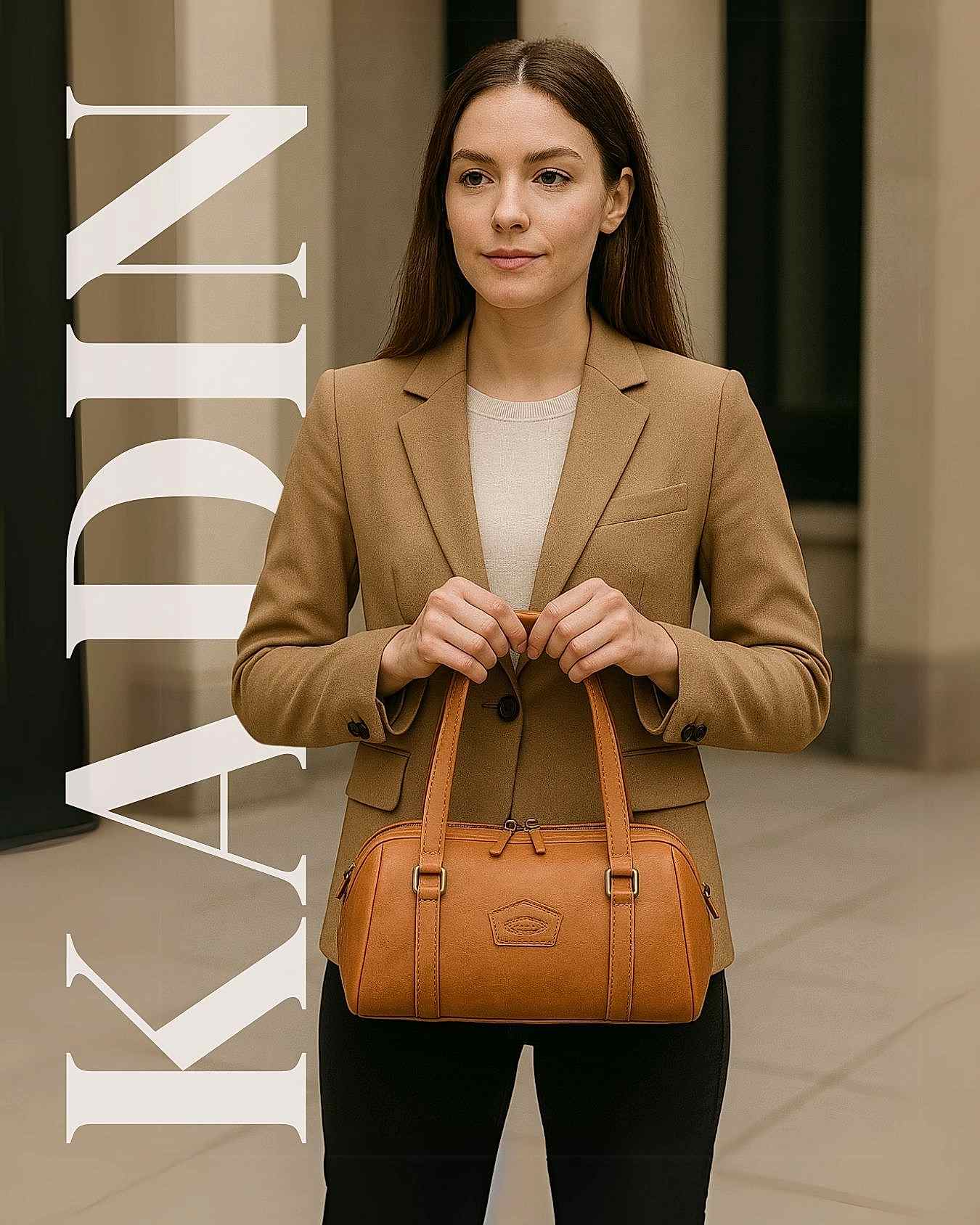 Veskemann Bayan Deri Çanta Modelleri - m